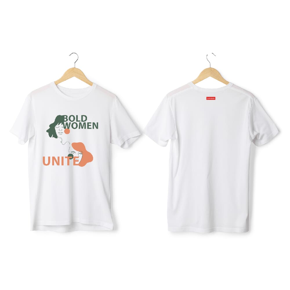 Greys & Blues United Pima Round Neck T-Shirt- White